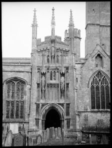 St John The Baptist Church, Church Lane, Burford, West Oxfordshire, Oxfordshire, 1940-1962. Creator: Ethel Booty