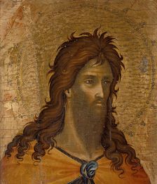 St. John the Baptist (fragment), c1350. Creator: Paolo Veneziano