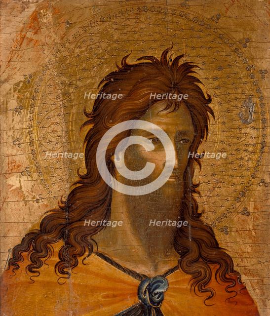 St. John the Baptist (fragment), c1350. Creator: Paolo Veneziano.