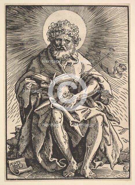 St. John the Baptist Holding the Lamb, ca. 1517. Creator: Hans Baldung.