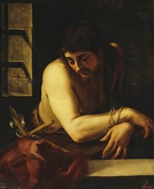 St John the Baptist in the Prison, 1567. Creator: Juan Fernandez de Navarette