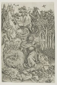 St. John the Baptist in the Wilderness, c. 1450. Creator: Master of Saint John the Baptist