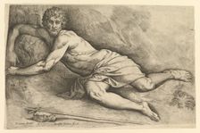 St. John the Baptist in the Wilderness, ca. 1552-54. Creator: Battista Franco Veneziano