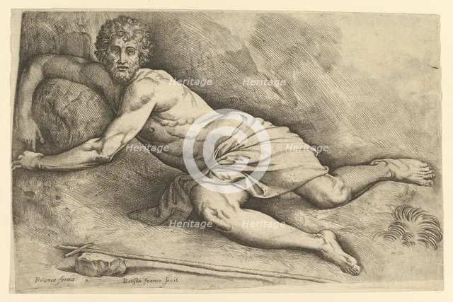 St. John the Baptist in the Wilderness, ca. 1552-54. Creator: Battista Franco Veneziano.