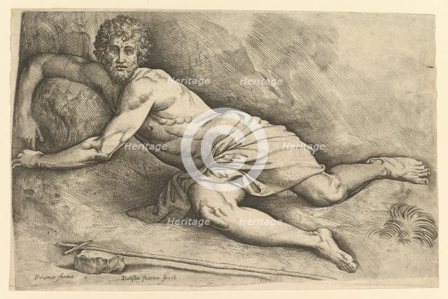 St. John the Baptist in the Wilderness, ca. 1552-54. Creator: Battista Franco Veneziano.