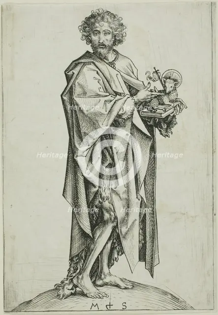 St. John the Baptist, n.d. Creator: Martin Schongauer.