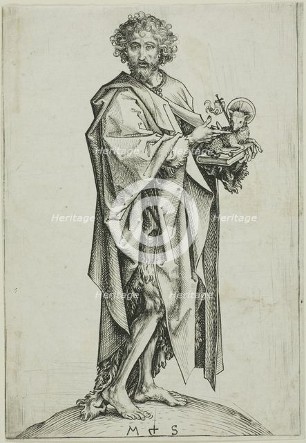 St. John the Baptist, n.d. Creator: Martin Schongauer.