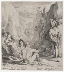 St. John the Baptist Preaching, 1593. Creator: Gerrit Pietersz Sweelink
