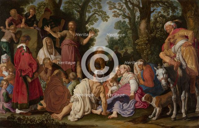 St John the Baptist Preaching, 1627. Creator: Pieter Lastman.