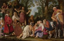 St John the Baptist Preaching, 1627. Creator: Pieter Lastman