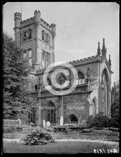St John the Baptist's Church, Fleet Street, Bablake, Coventry, 1941. Creator: George Bernard Mason.