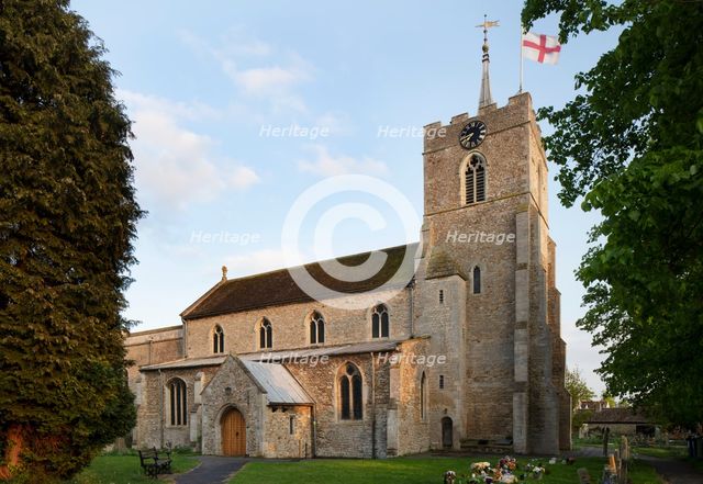 St John the Baptist's Church, Somersham, Cambridgeshire, 2020. Creator: Patricia Payne.