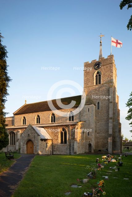 St John the Baptist's Church, Somersham, Cambridgeshire, 2020. Creator: Patricia Payne.