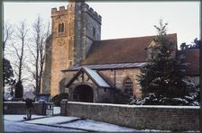 St John the Baptist's Church, Little Missenden, Chiltern, Buckinghamshire, 1976. Creator: Dorothy Chapman