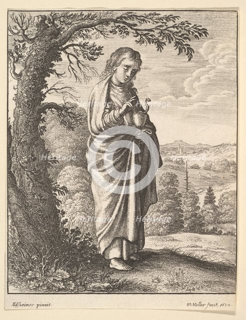 St. John the Evangelist, 1650. Creator: Wenceslaus Hollar.