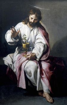 St John the Evangelist with the Poisoned Cup 1636. Artist: Alonso Cano
