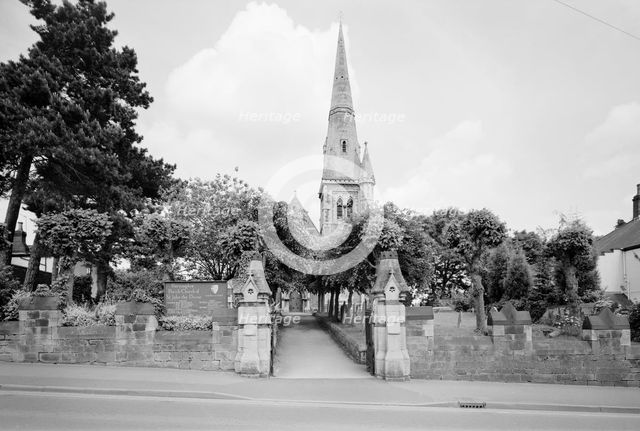 St John the Evangelist, Horninglow Village, Burton-upon-Trent, Staffordshire, 2000. Artist: M Hesketh-Roberts