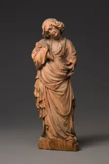 St. John the Evangelist, probably from a Crucifixion Group, ca. 1420. Creator: Unknown