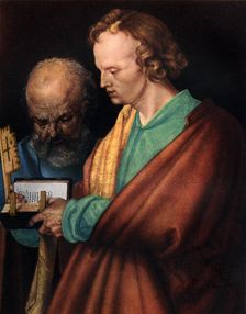 St John with St Peter (detail), 1526, (1936). Artist: Albrecht Dürer