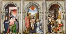 St John Altarpiece (after Rogier van der Weyden), c1510. Creator: Dutch Master