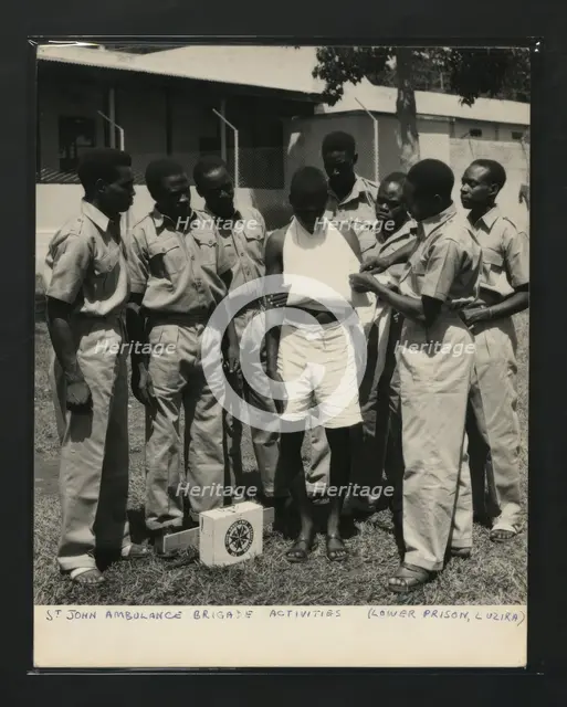 St John Ambulance Brigade Activities (Lower Prison, Luzira, Kampala, Uganda, c1950s. Creator: Unknown.