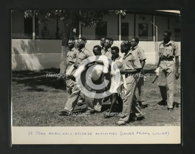 St John Ambulance Brigade Activities (Lower Prison, Luzira, Kampala, Uganda, c1950s. Creator: Unknown.