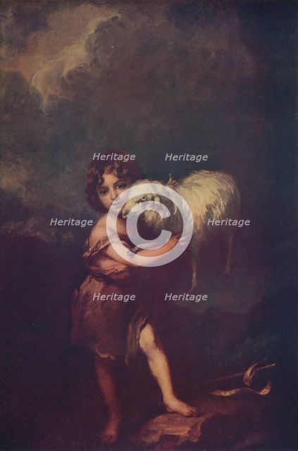 'St. John and the Lamb', 1660-5, (c1900). Artist: Bartolomé Esteban Murillo.