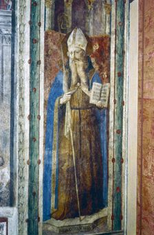 St John Chrysostom mid 15th century. Artist: Fra Angelico