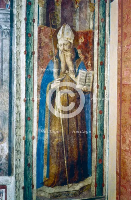 'St John Chrysostom', mid 15th century. Artist: Fra Angelico