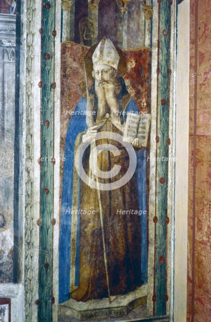 'St John Chrysostom', mid 15th century. Artist: Fra Angelico