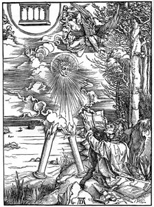 St John devouring the Book 1498, (1936).Artist: Albrecht Dürer