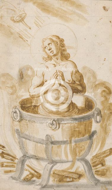 St. John in the Cauldron, 1701/1800. Creator: Unknown.