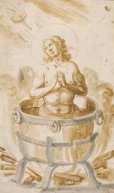 St. John in the Cauldron, 1701/1800. Creator: Unknown