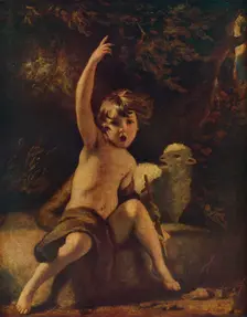 St. John in the Wilderness c1776. Artist: Sir Joshua Reynolds