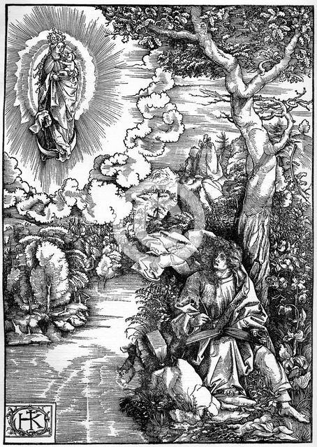 St John in Patmos, 1903.Artist: Hans von Kulmbach