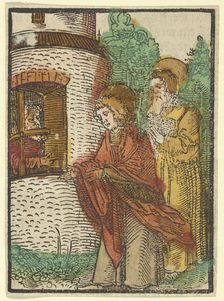 St. John in Prison, from Das Plenarium, 1517. Creator: Hans Schäufelein the Elder