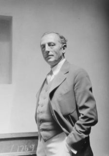 St. John, Louis, Mr., portrait photograph, 1927 Creator: Arnold Genthe