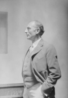 St. John, Louis, Mr., portrait photograph, 1927 Creator: Arnold Genthe