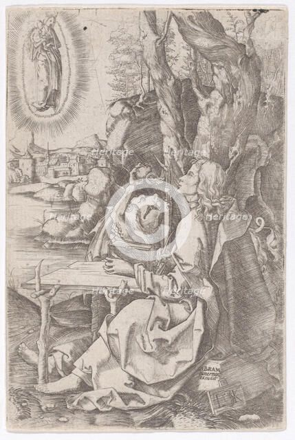 St. John on Patmos, ca. 1508-1532. Creator: Ludwig Krug.