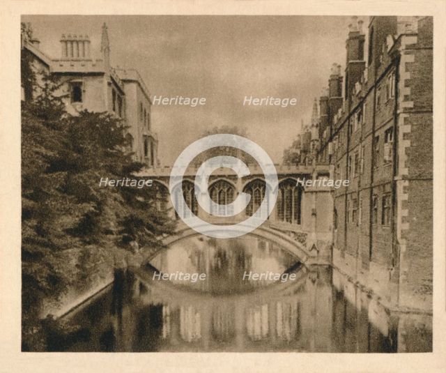 'St. John's Bridge of Sighs', 1923. Artist: Unknown.