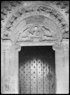 St John's Church, Elkstone, Cotswold, Gloucestershire, 1920-1940. Creator: Marjory L Wight