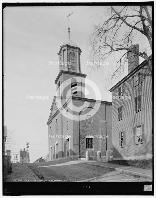 St. John's Church, Portsmouth, N.H., c1902. Creator: Unknown.