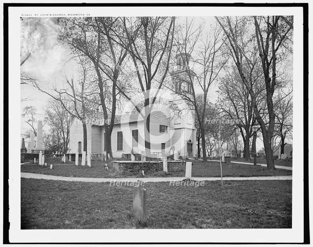 St. John's Church, Richmond, Va., c1901. Creator: William H. Jackson.