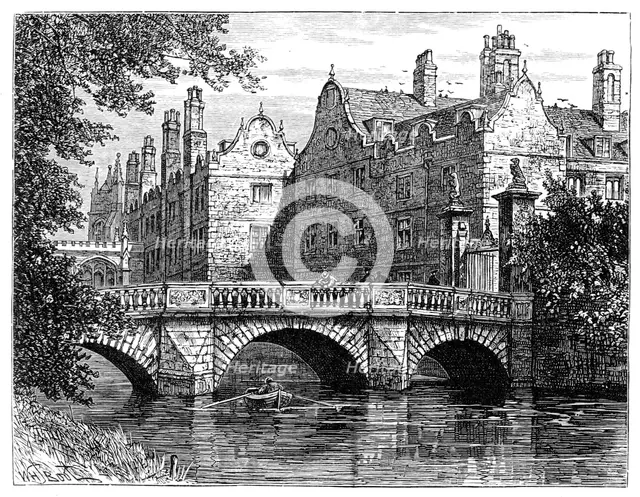St John's College, Cambridge, 1900. Artist: Unknown