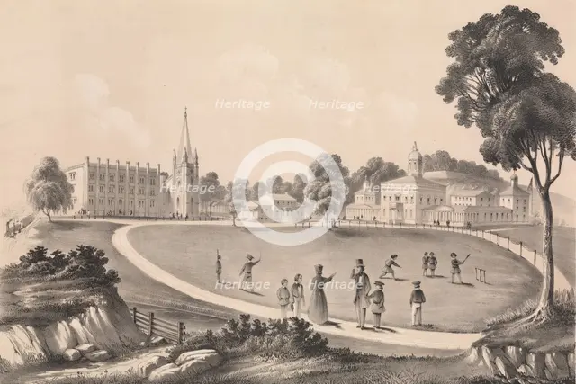 St. John's College Fordham, New York, 1846-51. Creator: William Rodrigue.