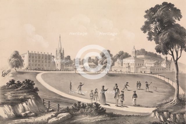 St. John's College Fordham, New York, 1846-51. Creator: William Rodrigue.