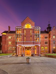 St John's College, Library, Cambridge, Cambridgeshire, 2022. Creator: James O Davies