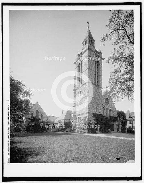 St. John's Episcopal Church, Northampton, Mass., (1907?). Creator: Unknown.