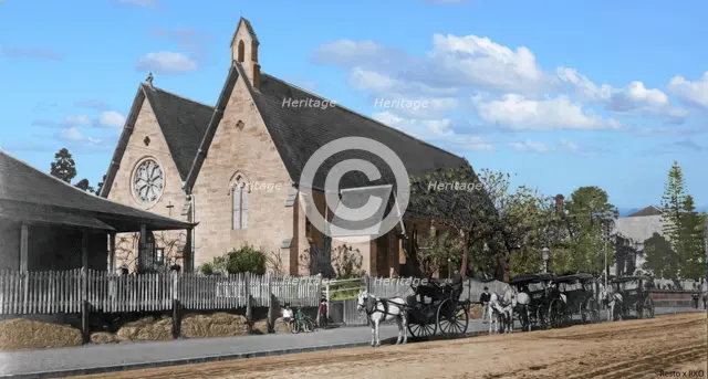 St John's Pro-Cathedral, Brisbane, Queensland, c1885. Creator: Robert Augustus Henry L'Estrange.