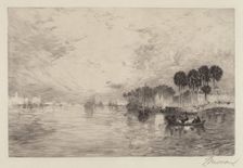St. John's River, Florida, 1886. Creator: Thomas Moran